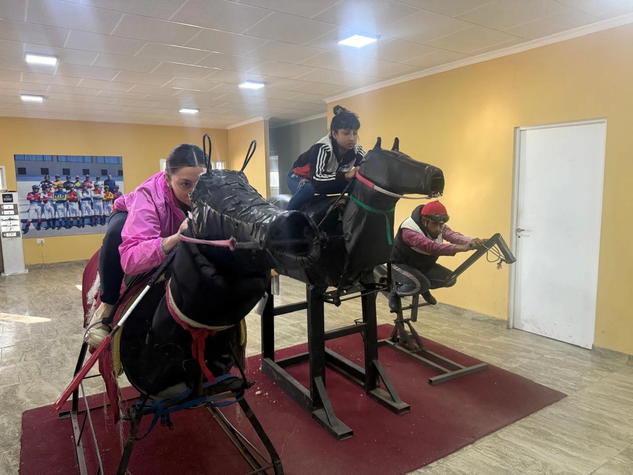 Entrenamiento en la Escuela de Jockeys
